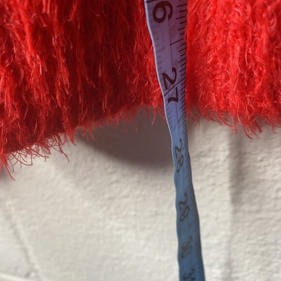 Holiday Time Jingle Bells Sweatshirt Sweater Sz XXL 20 Womens Red Ugly Fuzzy - Picture 7 of 7